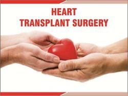 Cadaver heart transplant